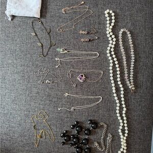 Elegant Silver and Gold Jewelry Set